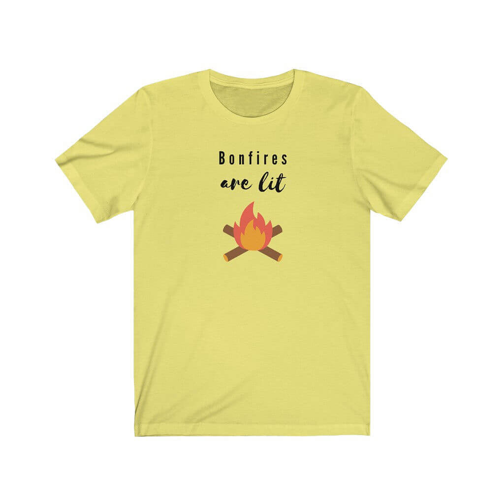 Bonfires Are Lit Unisex T-shirt-East Coast AF Apparel