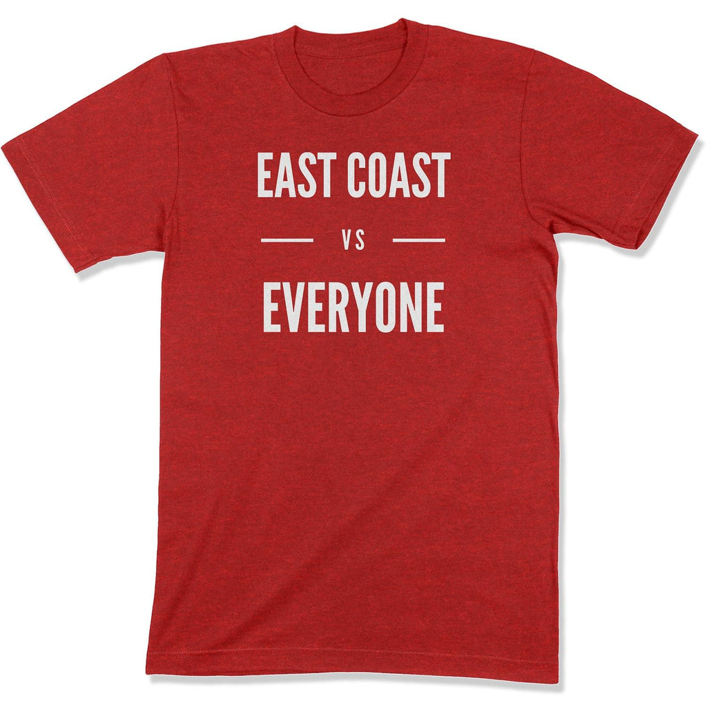 East Coast vs Everyone Unisex T-Shirt-East Coast AF Apparel