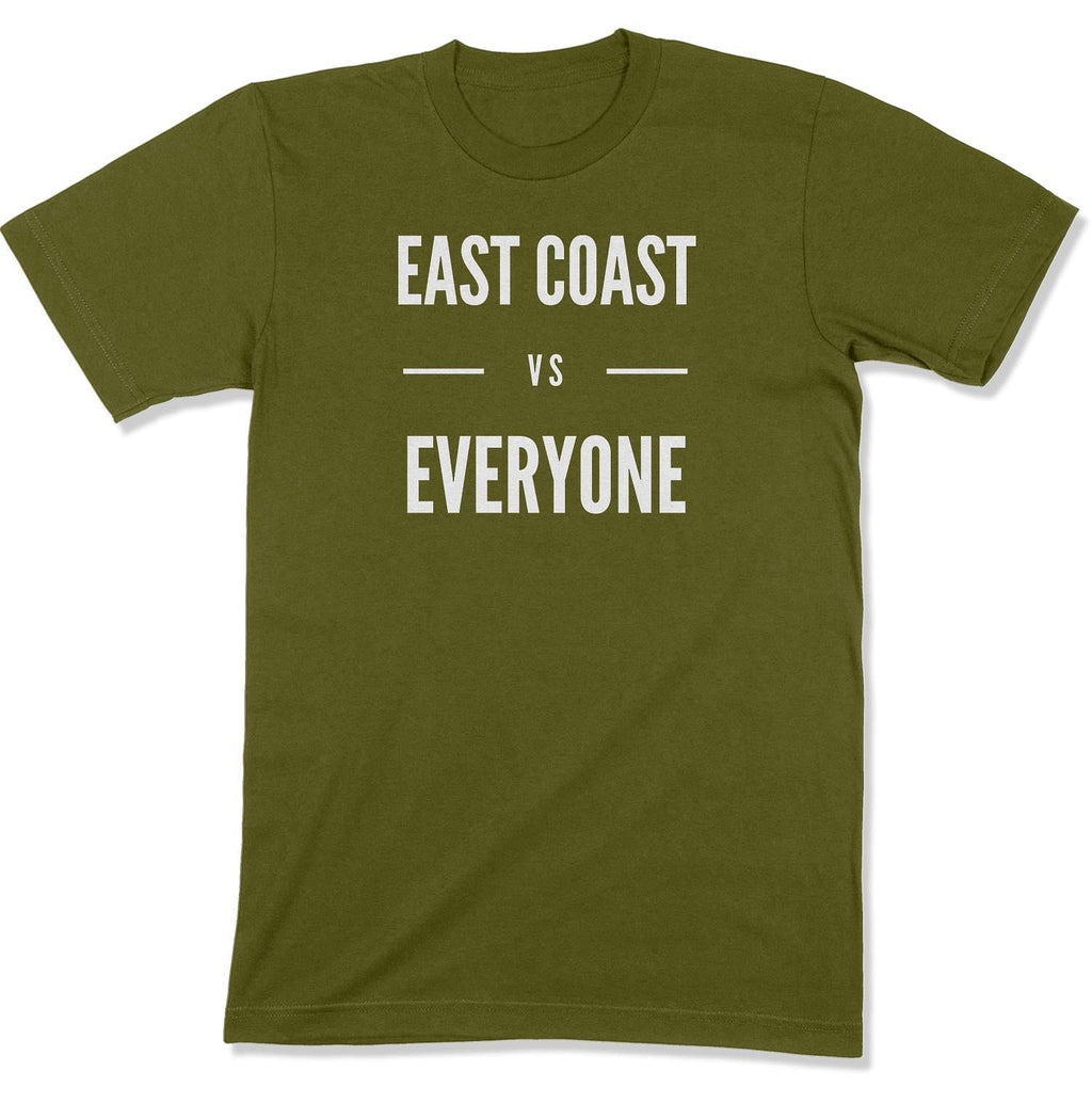 East Coast vs Everyone Unisex T-Shirt-East Coast AF Apparel