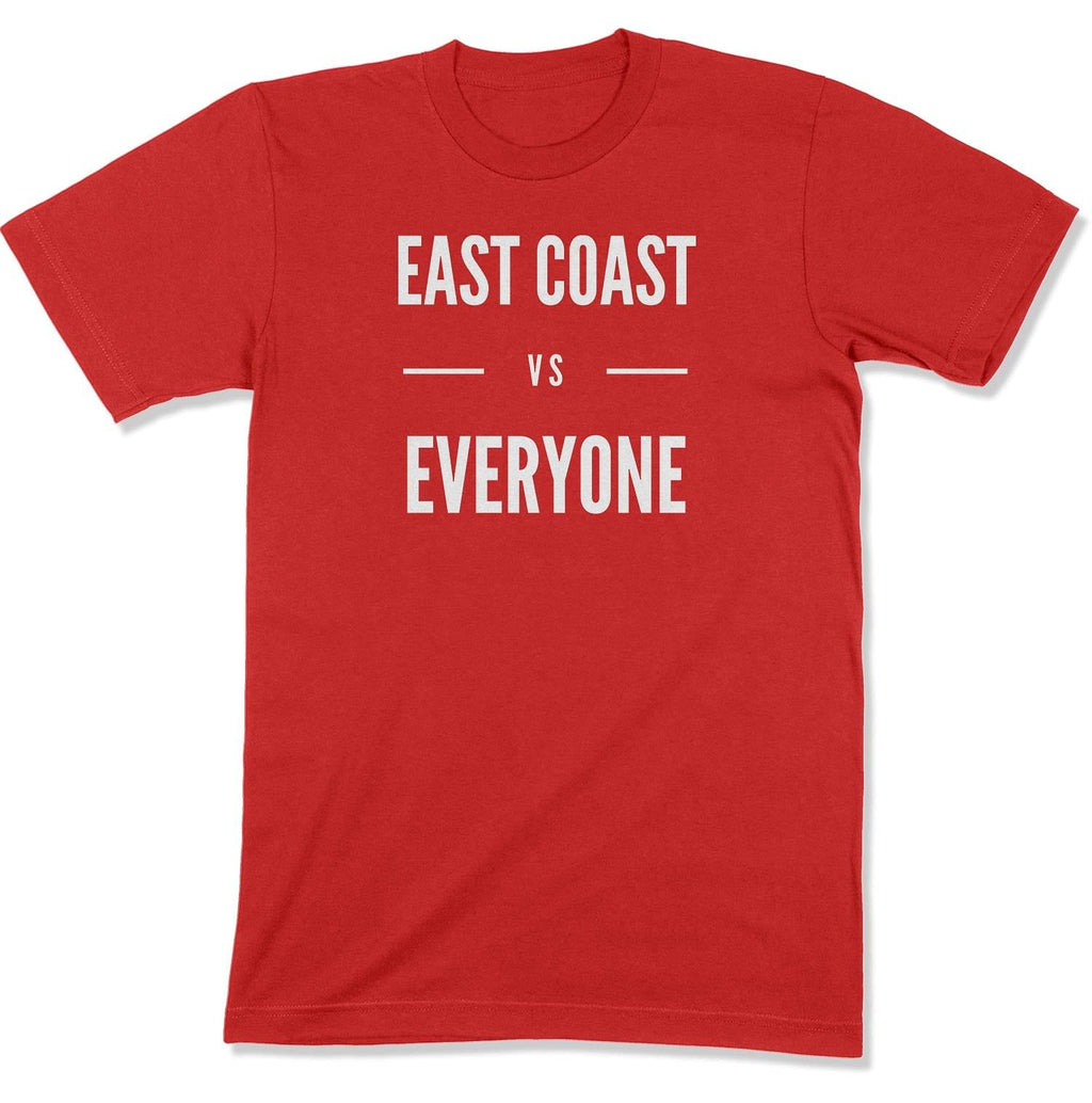 East Coast vs Everyone Unisex T-Shirt-East Coast AF Apparel