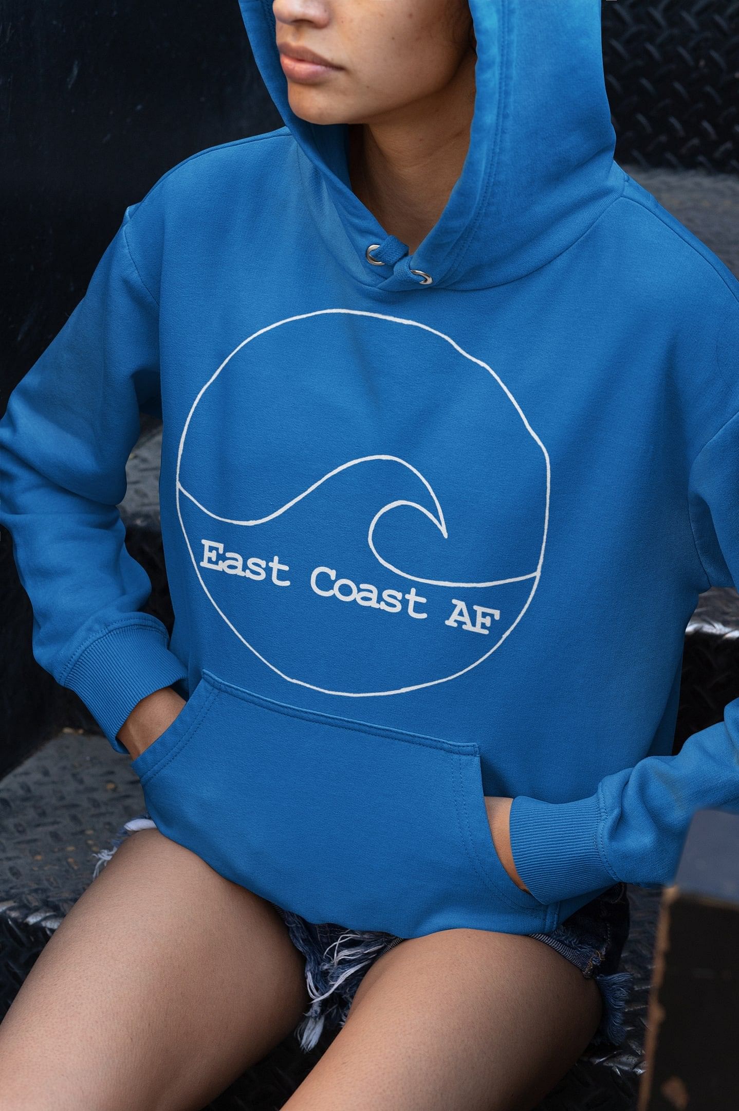 East Coast AF Unisex Logo Hoodie-East Coast AF Apparel