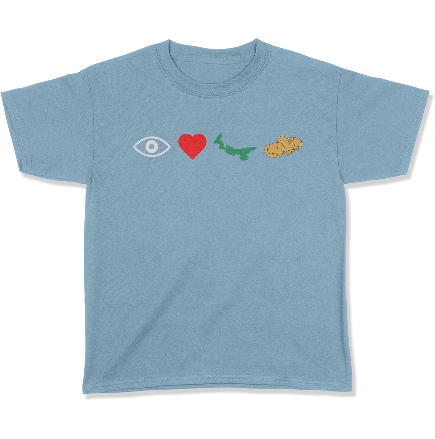 I Love PEI Potatoes Youth T-Shirt-East Coast AF Apparel