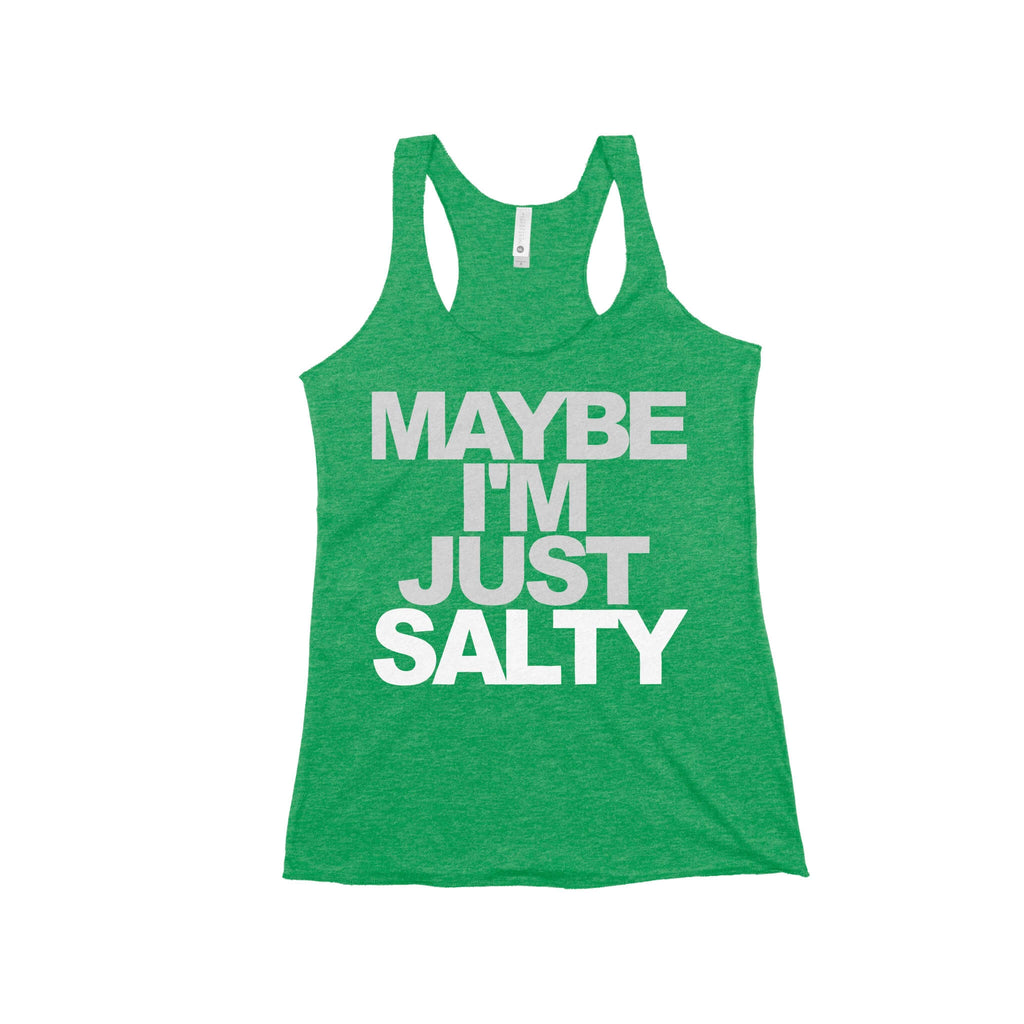 Maybe I'm Just Salty Women's Racerback Tank Top-East Coast AF Apparel