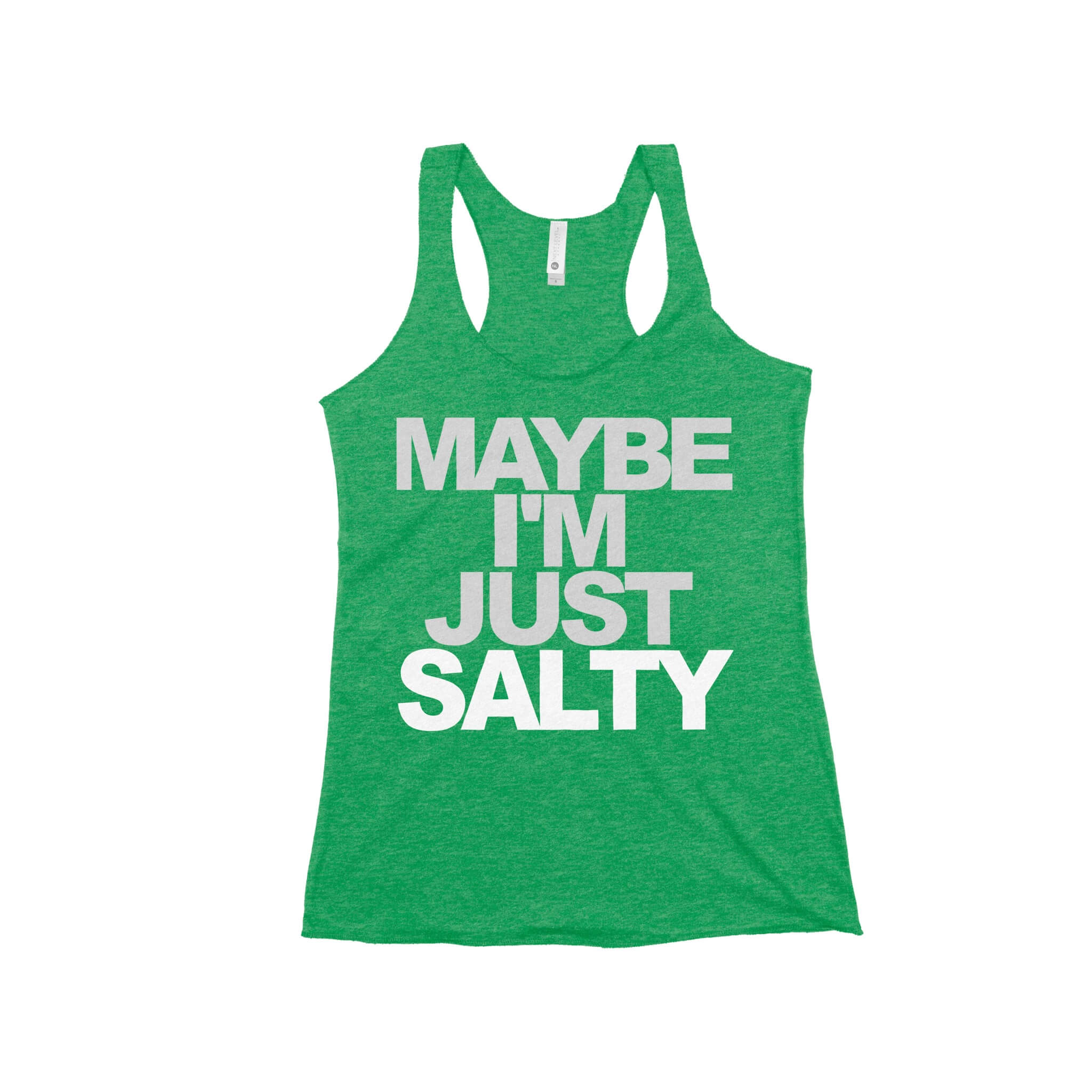 Maybe I'm Just Salty Women's Racerback Tank Top-East Coast AF Apparel