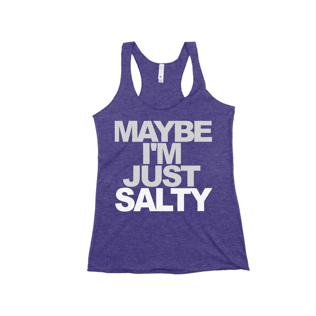 Maybe I'm Just Salty Women's Racerback Tank Top-East Coast AF Apparel