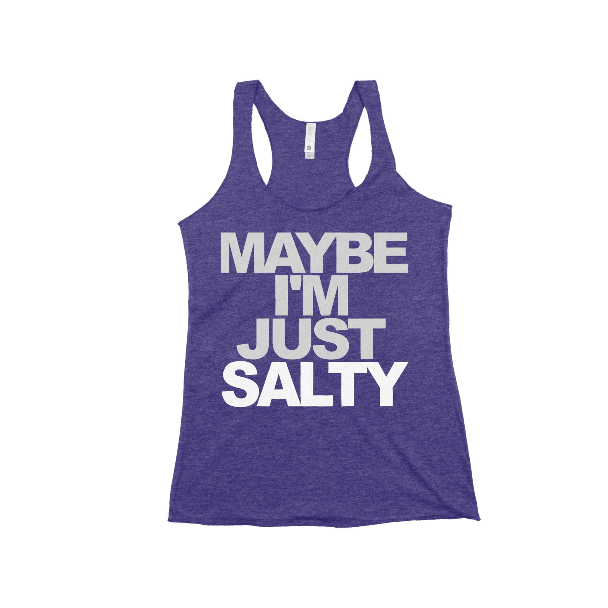 Maybe I'm Just Salty Women's Racerback Tank Top-East Coast AF Apparel