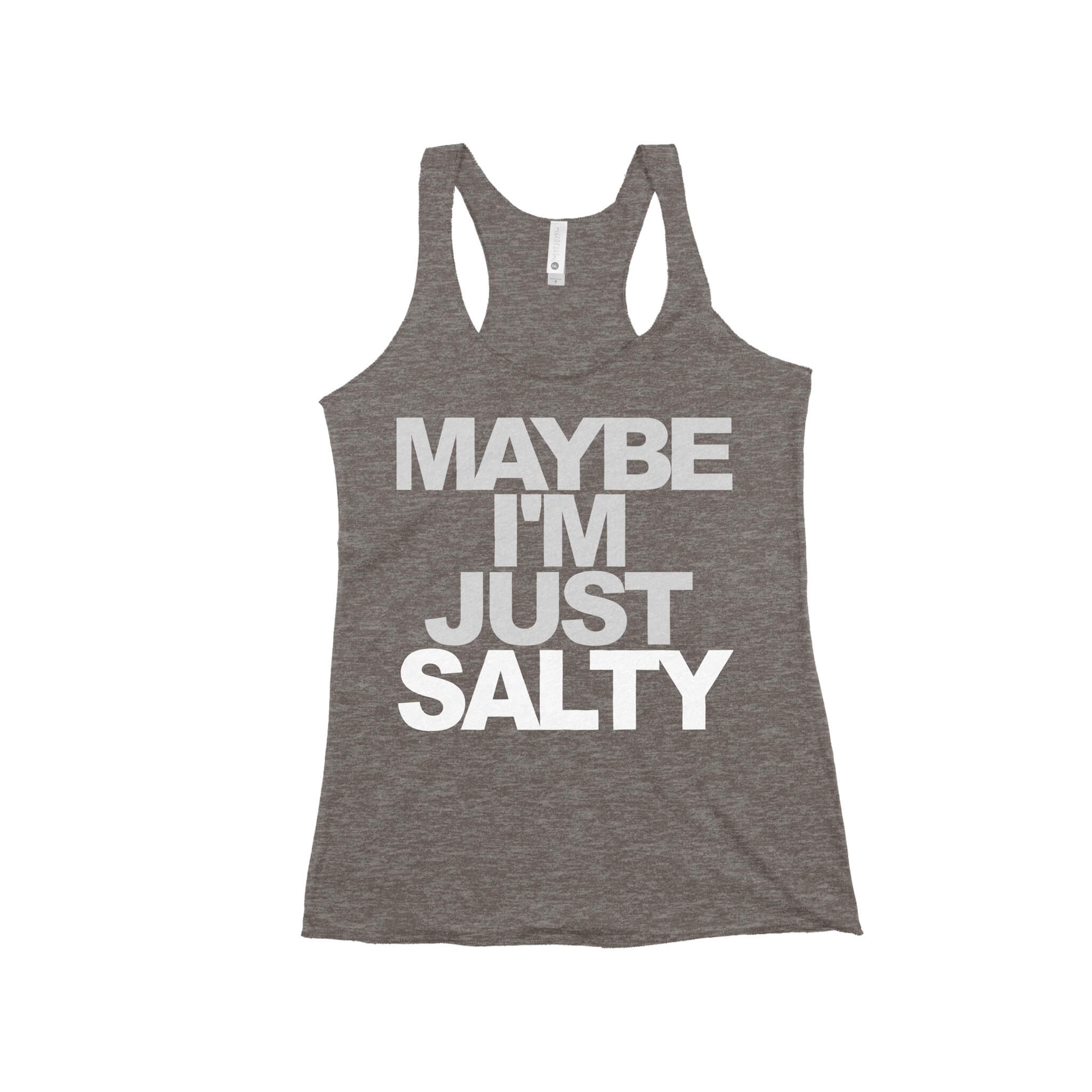 Maybe I'm Just Salty Women's Racerback Tank Top-East Coast AF Apparel