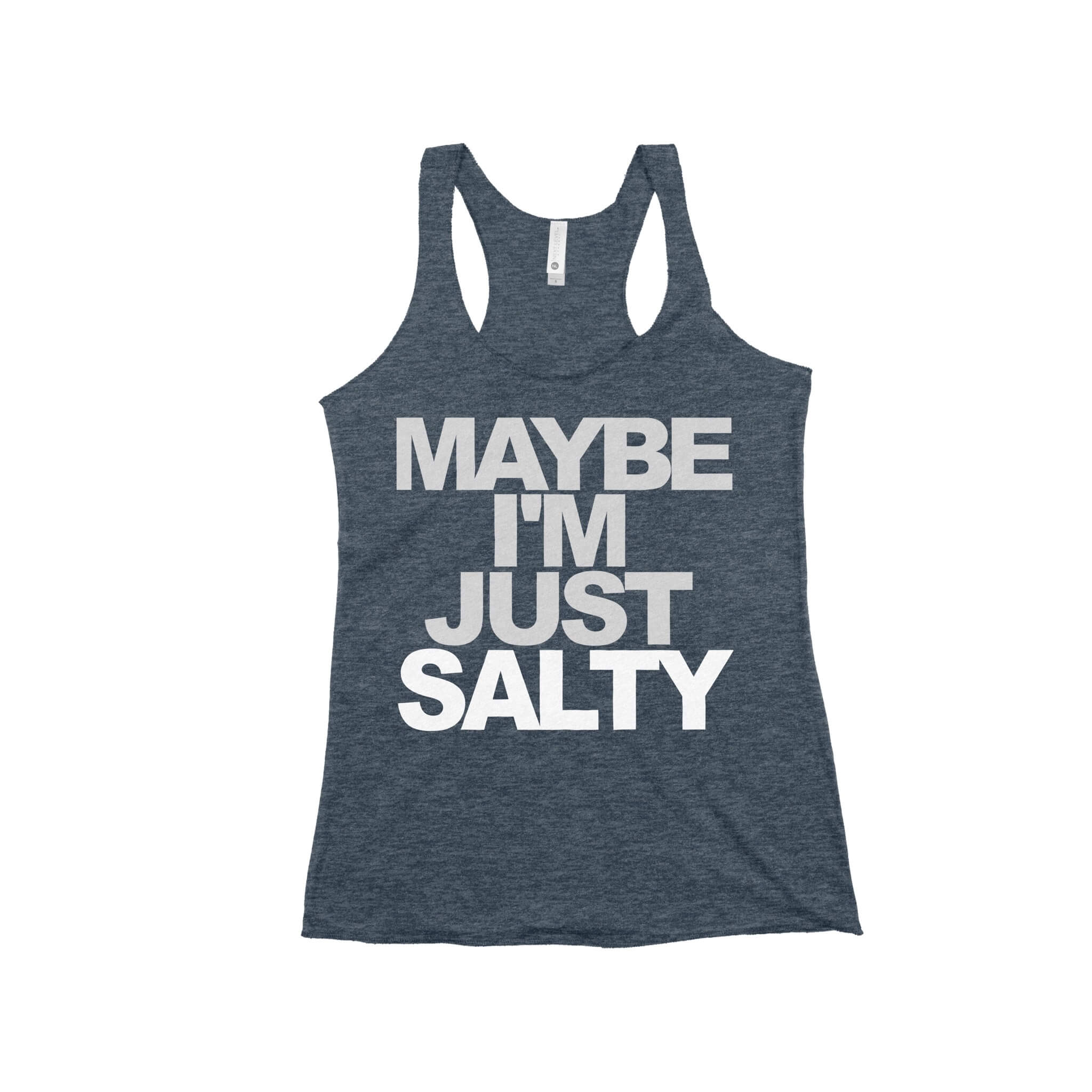 Maybe I'm Just Salty Women's Racerback Tank Top-East Coast AF Apparel