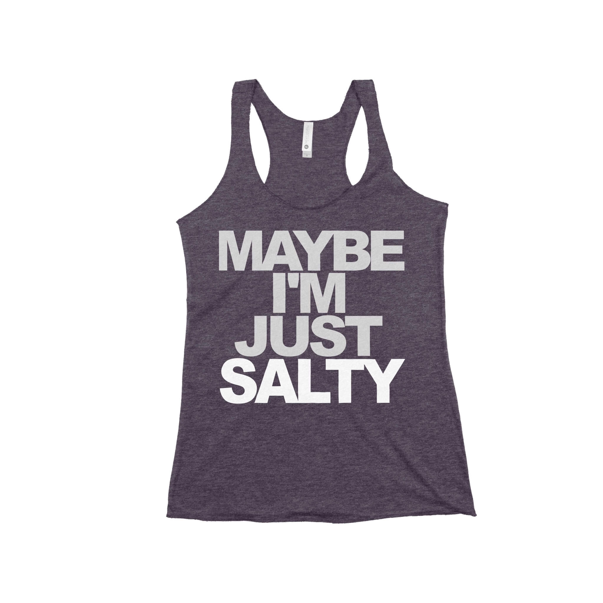 Maybe I'm Just Salty Women's Racerback Tank Top-East Coast AF Apparel