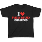 I Love Red Mud Spuds Youth T-Shirt-East Coast AF Apparel