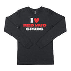 I Love Red Mud Spuds Unisex Long Sleeve T-Shirt-East Coast AF Apparel