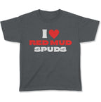 I Love Red Mud Spuds Youth T-Shirt-East Coast AF Apparel