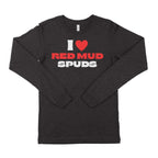 I Love Red Mud Spuds Unisex Long Sleeve T-Shirt-East Coast AF Apparel