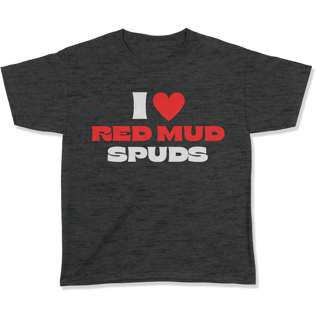 I Love Red Mud Spuds Youth T-Shirt-East Coast AF Apparel