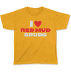 I Love Red Mud Spuds Youth T-Shirt-East Coast AF Apparel