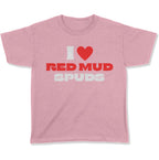 I Love Red Mud Spuds Youth T-Shirt-East Coast AF Apparel
