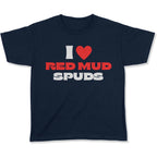 I Love Red Mud Spuds Youth T-Shirt-East Coast AF Apparel