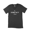 Sounds Salty Unisex V-Neck T-Shirt-East Coast AF Apparel