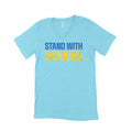 Stand With Ukraine Unisex V-Neck T-Shirt-East Coast AF Apparel