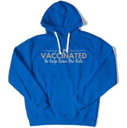 I Got Vaccinated to Help Turn the Tide Unisex Hoodie-East Coast AF Apparel